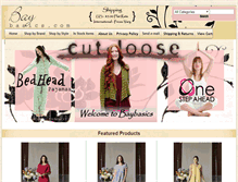 Tablet Screenshot of baybasics.com
